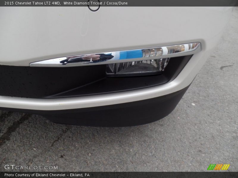 White Diamond Tricoat / Cocoa/Dune 2015 Chevrolet Tahoe LTZ 4WD