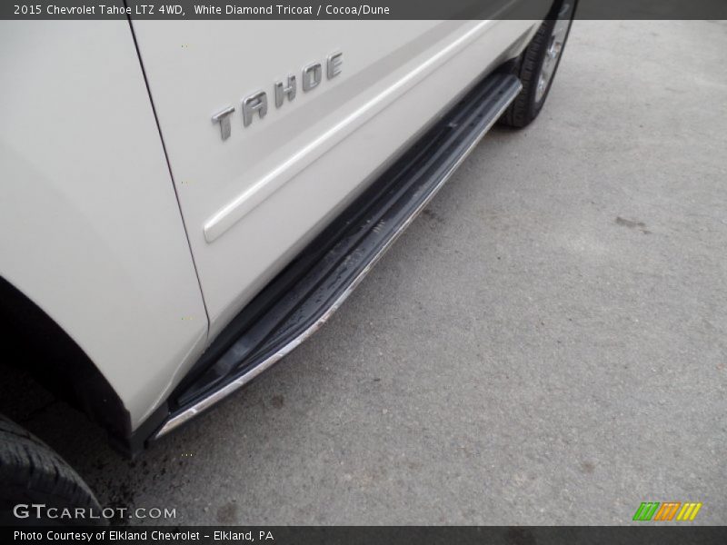 White Diamond Tricoat / Cocoa/Dune 2015 Chevrolet Tahoe LTZ 4WD