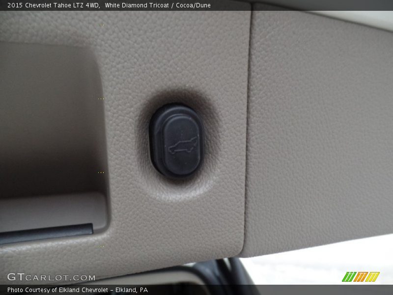 White Diamond Tricoat / Cocoa/Dune 2015 Chevrolet Tahoe LTZ 4WD
