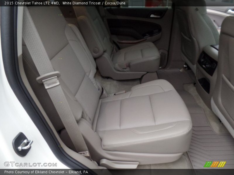 White Diamond Tricoat / Cocoa/Dune 2015 Chevrolet Tahoe LTZ 4WD
