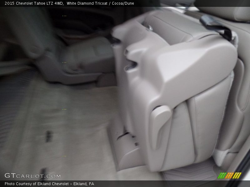 White Diamond Tricoat / Cocoa/Dune 2015 Chevrolet Tahoe LTZ 4WD