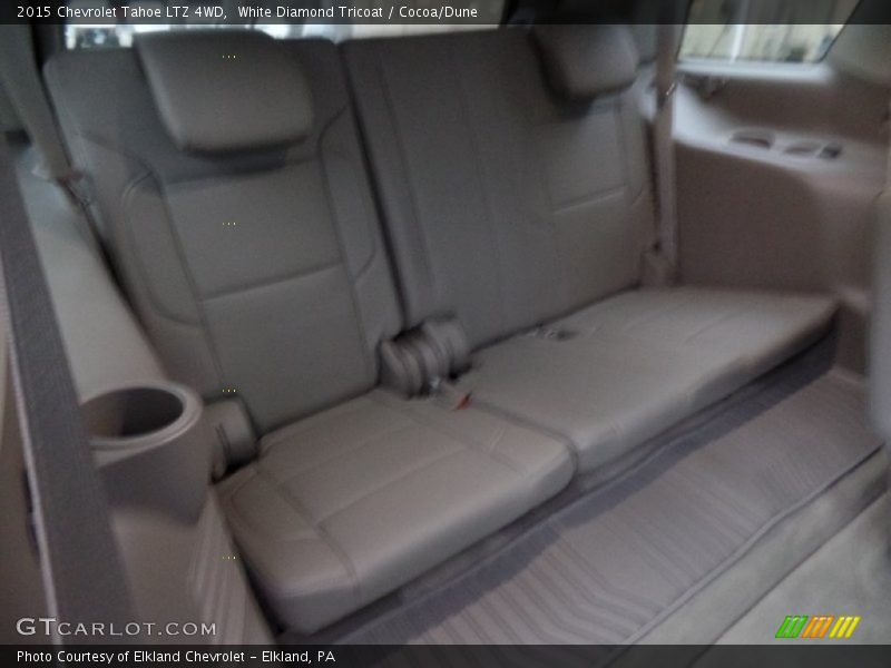 White Diamond Tricoat / Cocoa/Dune 2015 Chevrolet Tahoe LTZ 4WD