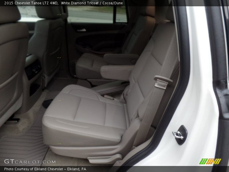 White Diamond Tricoat / Cocoa/Dune 2015 Chevrolet Tahoe LTZ 4WD