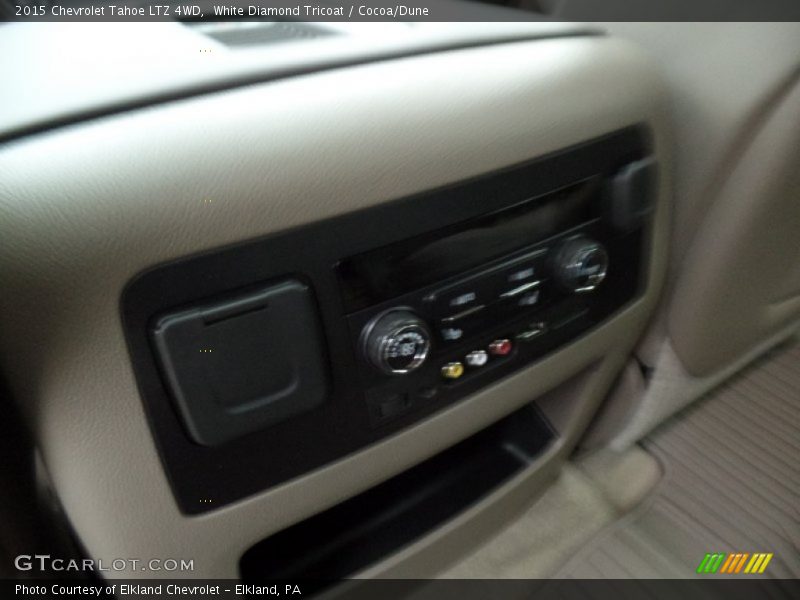 White Diamond Tricoat / Cocoa/Dune 2015 Chevrolet Tahoe LTZ 4WD