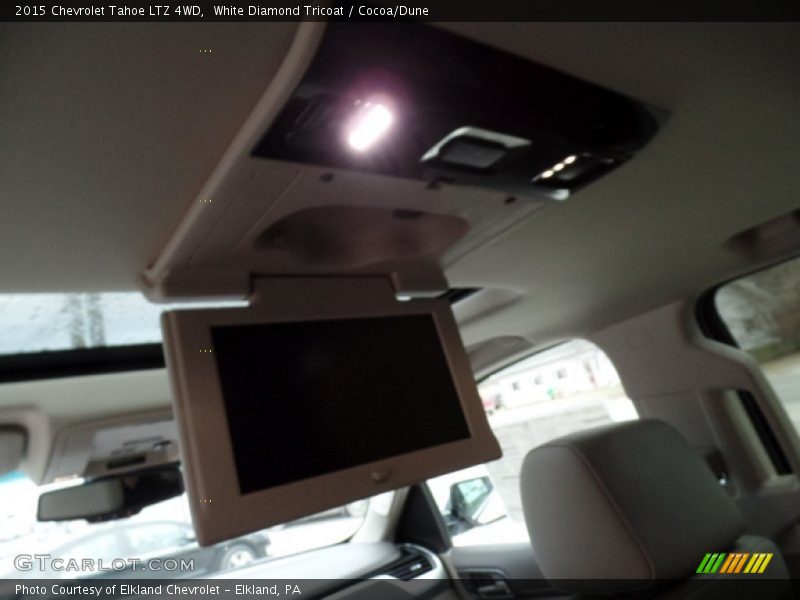 White Diamond Tricoat / Cocoa/Dune 2015 Chevrolet Tahoe LTZ 4WD