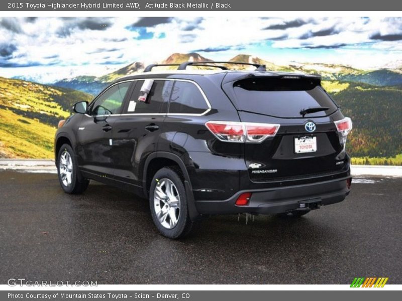 Attitude Black Metallic / Black 2015 Toyota Highlander Hybrid Limited AWD