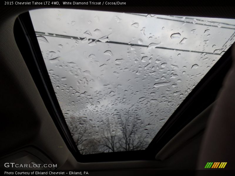 White Diamond Tricoat / Cocoa/Dune 2015 Chevrolet Tahoe LTZ 4WD
