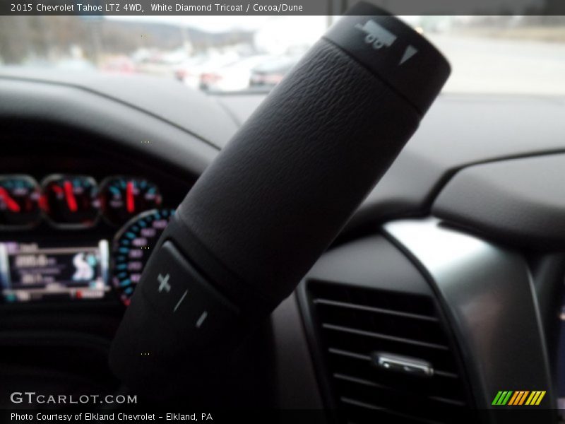 White Diamond Tricoat / Cocoa/Dune 2015 Chevrolet Tahoe LTZ 4WD