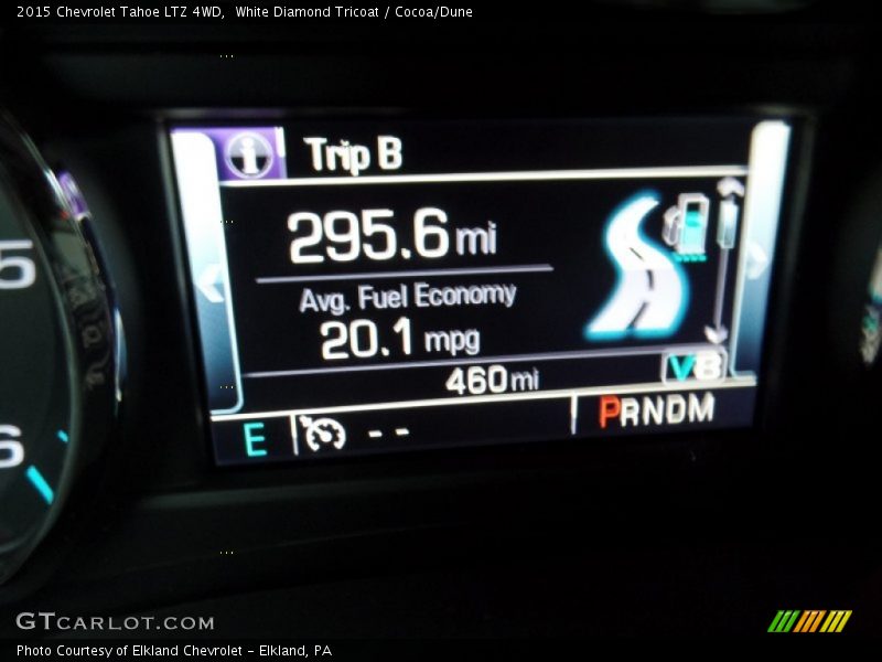 White Diamond Tricoat / Cocoa/Dune 2015 Chevrolet Tahoe LTZ 4WD