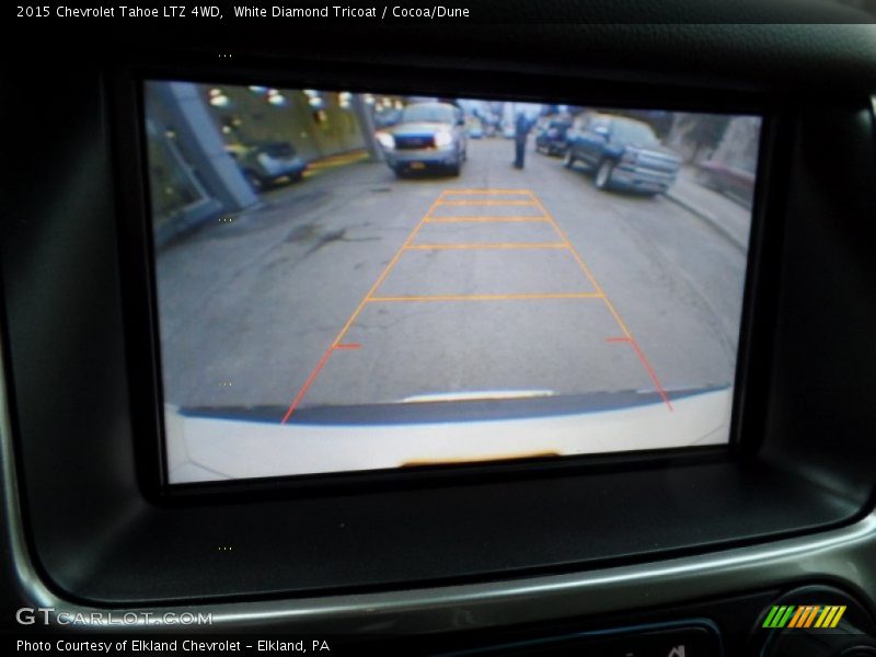 White Diamond Tricoat / Cocoa/Dune 2015 Chevrolet Tahoe LTZ 4WD