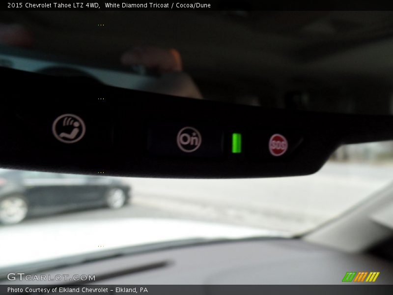 White Diamond Tricoat / Cocoa/Dune 2015 Chevrolet Tahoe LTZ 4WD