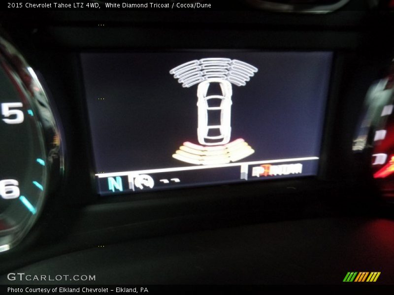 White Diamond Tricoat / Cocoa/Dune 2015 Chevrolet Tahoe LTZ 4WD