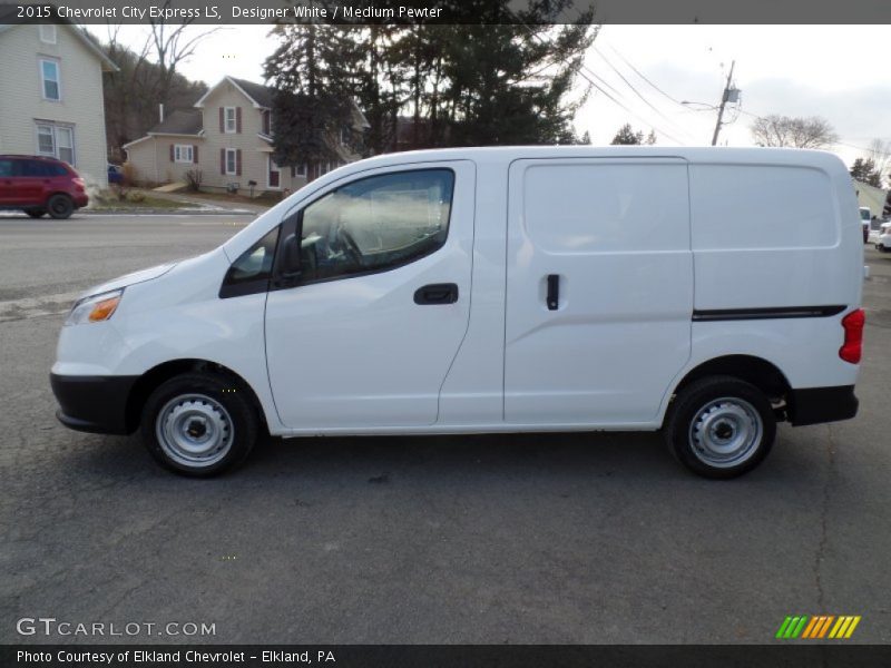 Designer White / Medium Pewter 2015 Chevrolet City Express LS