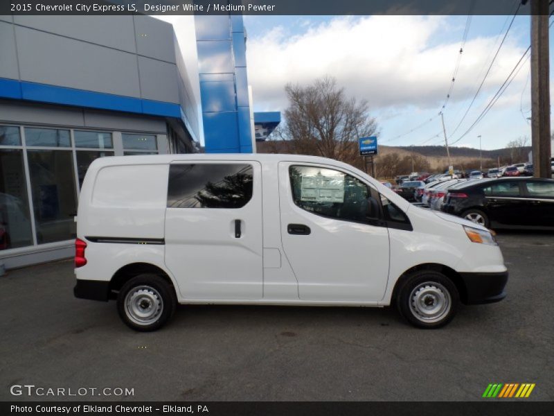 Designer White / Medium Pewter 2015 Chevrolet City Express LS