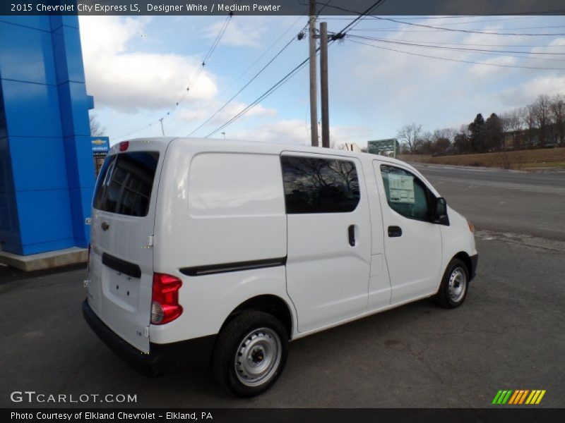 Designer White / Medium Pewter 2015 Chevrolet City Express LS