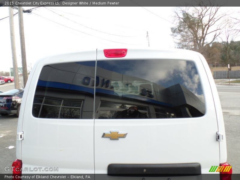 Designer White / Medium Pewter 2015 Chevrolet City Express LS