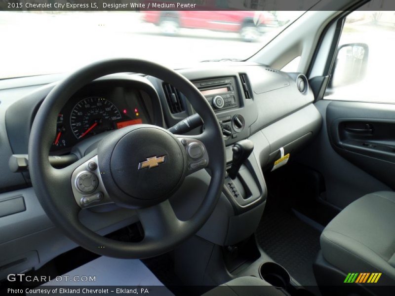 Designer White / Medium Pewter 2015 Chevrolet City Express LS