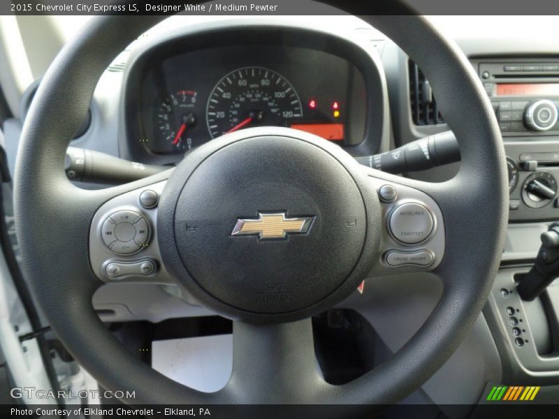 Designer White / Medium Pewter 2015 Chevrolet City Express LS