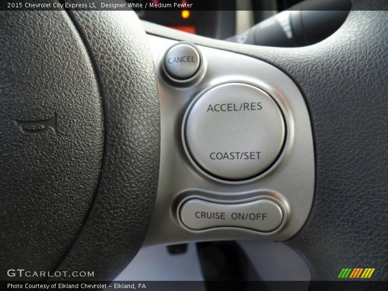 Designer White / Medium Pewter 2015 Chevrolet City Express LS