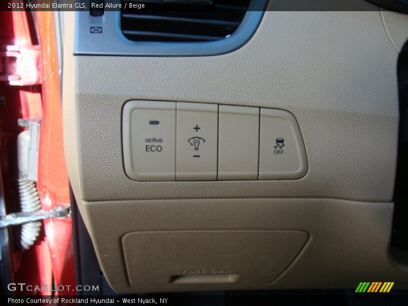 Red Allure / Beige 2012 Hyundai Elantra GLS