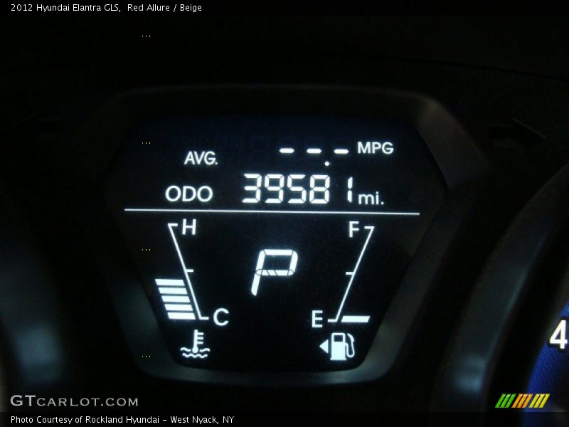 Red Allure / Beige 2012 Hyundai Elantra GLS