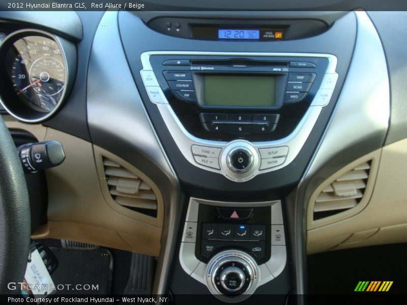 Red Allure / Beige 2012 Hyundai Elantra GLS