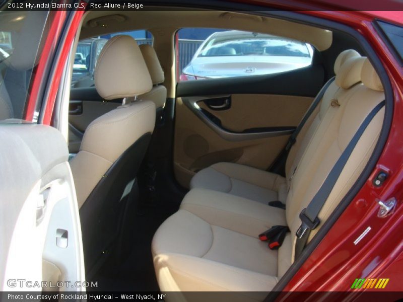 Red Allure / Beige 2012 Hyundai Elantra GLS