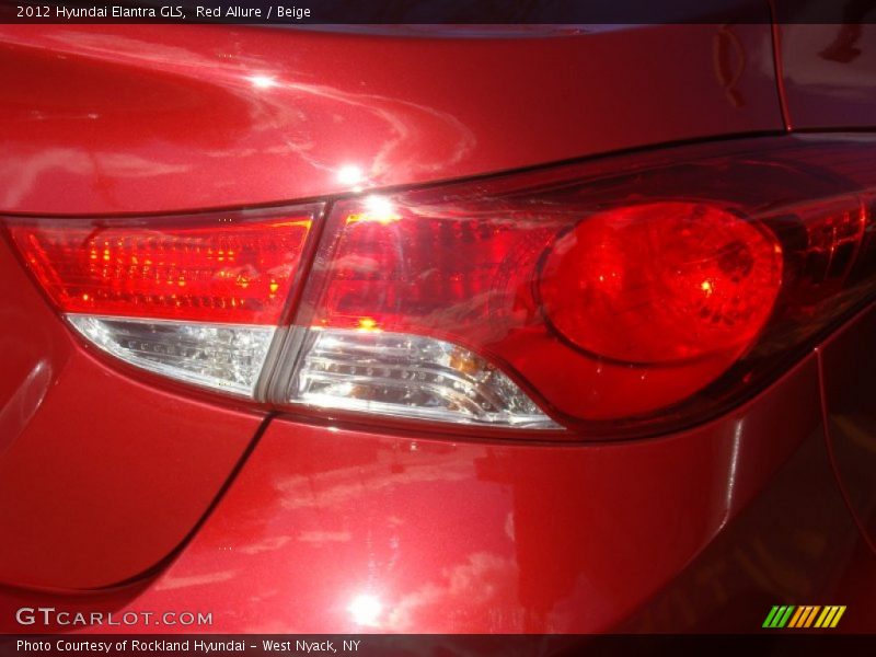 Red Allure / Beige 2012 Hyundai Elantra GLS