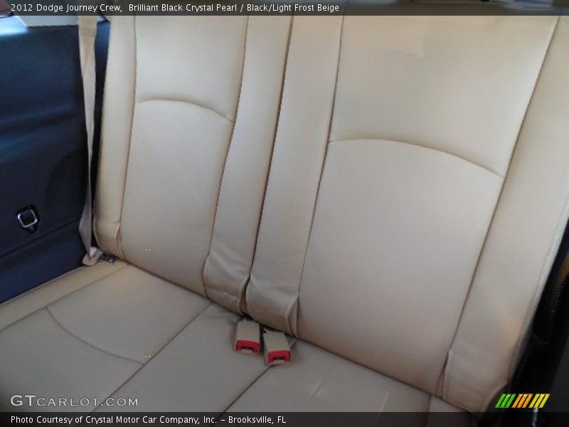 Brilliant Black Crystal Pearl / Black/Light Frost Beige 2012 Dodge Journey Crew