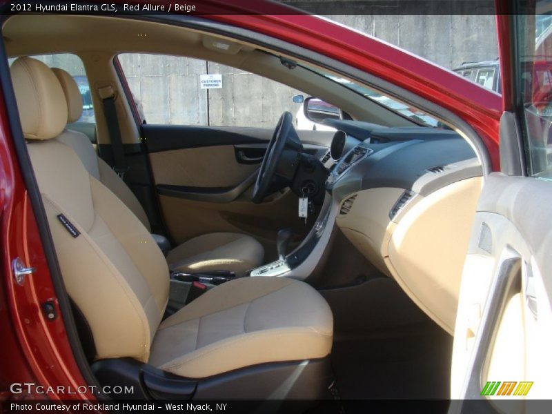 Red Allure / Beige 2012 Hyundai Elantra GLS