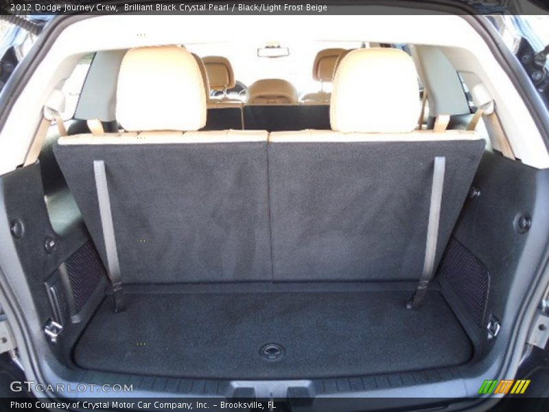 Brilliant Black Crystal Pearl / Black/Light Frost Beige 2012 Dodge Journey Crew