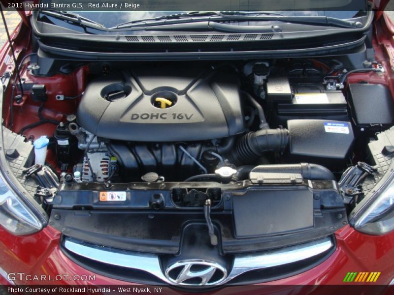 Red Allure / Beige 2012 Hyundai Elantra GLS