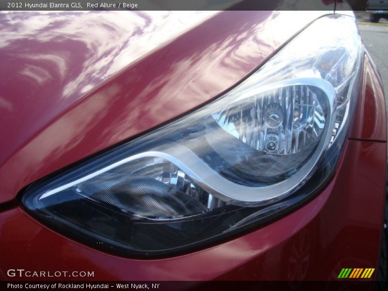 Red Allure / Beige 2012 Hyundai Elantra GLS