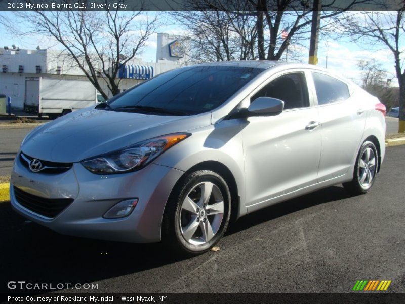 Silver / Gray 2013 Hyundai Elantra GLS