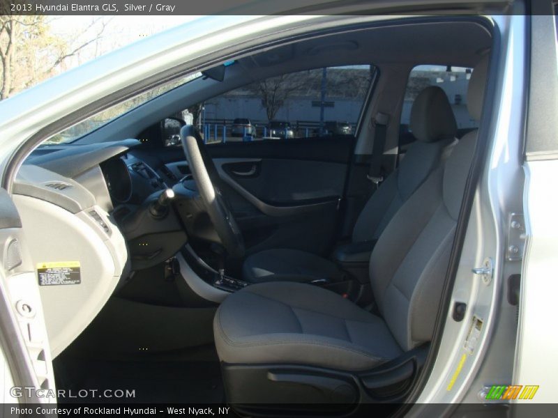 Silver / Gray 2013 Hyundai Elantra GLS