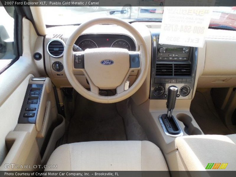 Pueblo Gold Metallic / Camel 2007 Ford Explorer XLT