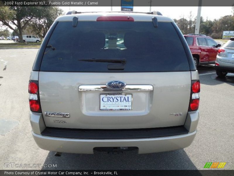 Pueblo Gold Metallic / Camel 2007 Ford Explorer XLT