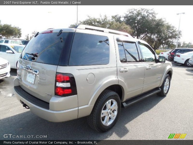 Pueblo Gold Metallic / Camel 2007 Ford Explorer XLT