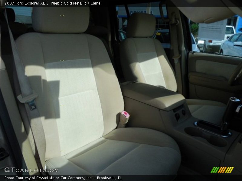 Pueblo Gold Metallic / Camel 2007 Ford Explorer XLT