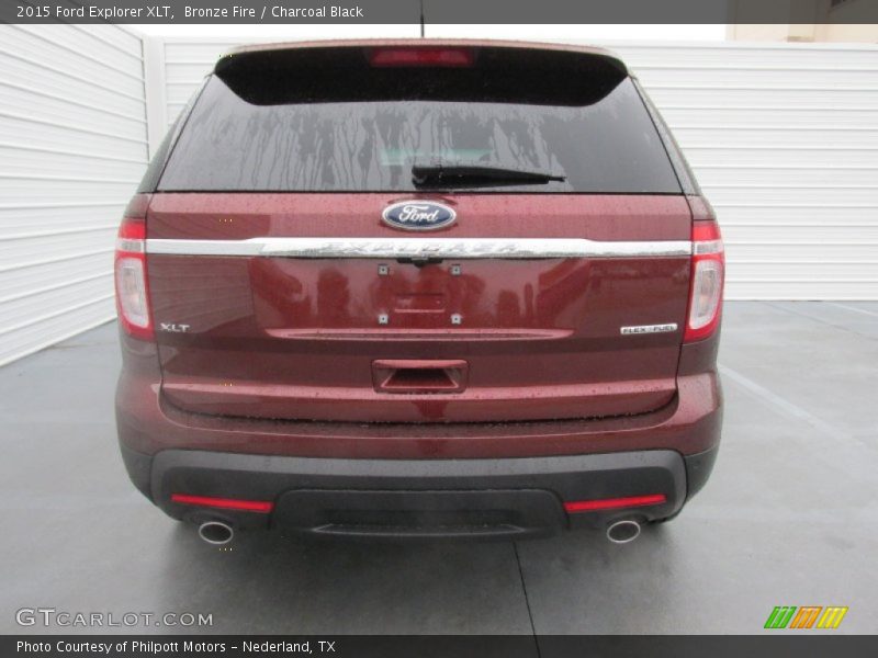 Bronze Fire / Charcoal Black 2015 Ford Explorer XLT