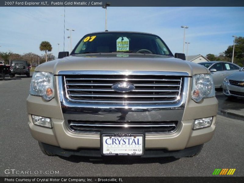 Pueblo Gold Metallic / Camel 2007 Ford Explorer XLT