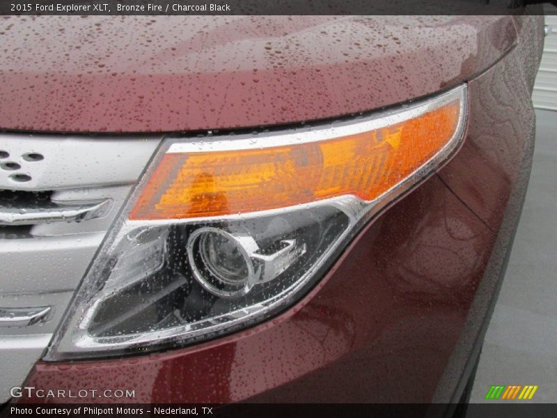 Bronze Fire / Charcoal Black 2015 Ford Explorer XLT