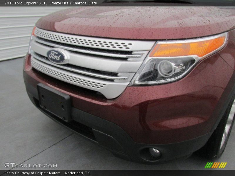 Bronze Fire / Charcoal Black 2015 Ford Explorer XLT
