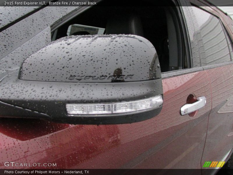Bronze Fire / Charcoal Black 2015 Ford Explorer XLT