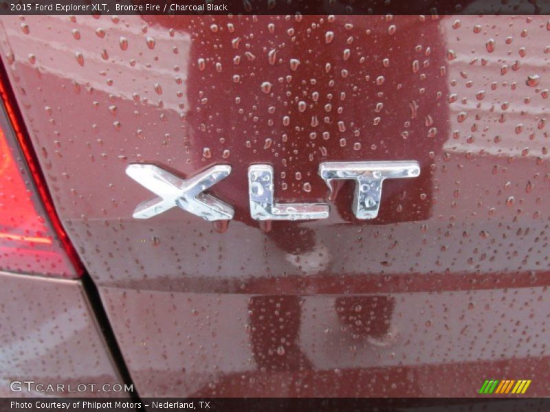 Bronze Fire / Charcoal Black 2015 Ford Explorer XLT