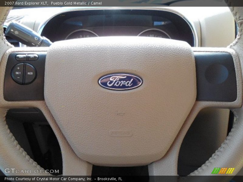 Pueblo Gold Metallic / Camel 2007 Ford Explorer XLT
