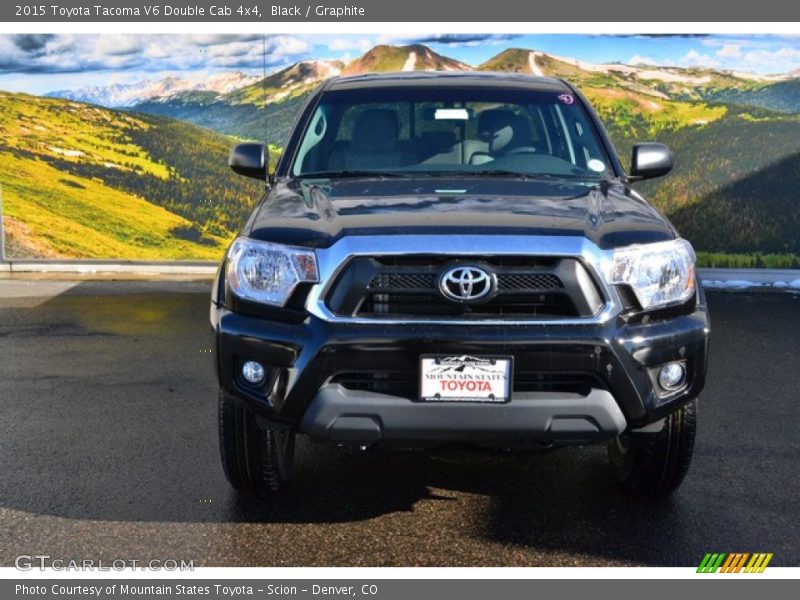 Black / Graphite 2015 Toyota Tacoma V6 Double Cab 4x4