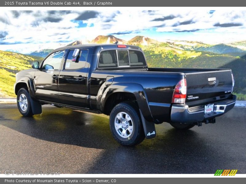 Black / Graphite 2015 Toyota Tacoma V6 Double Cab 4x4