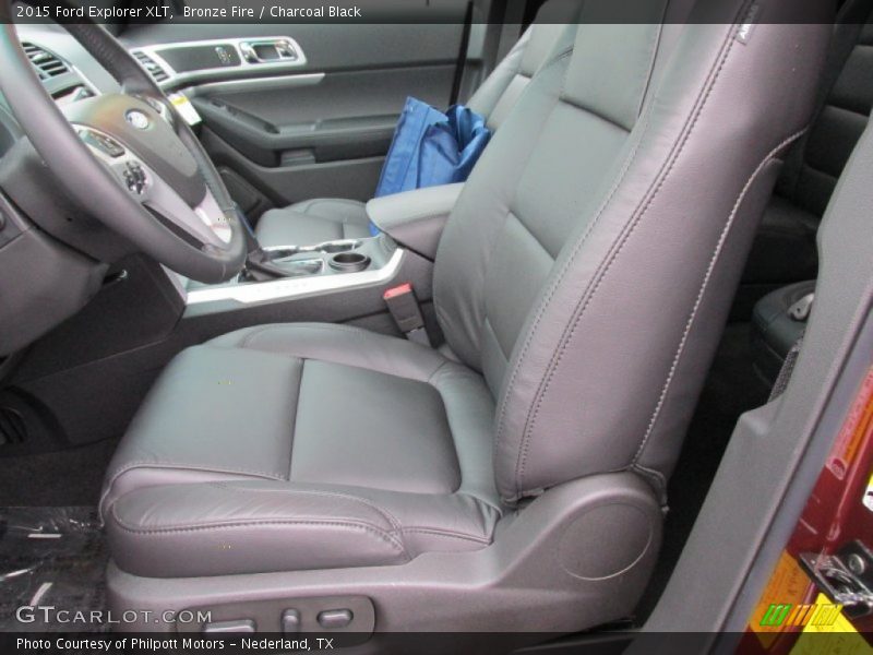 Bronze Fire / Charcoal Black 2015 Ford Explorer XLT