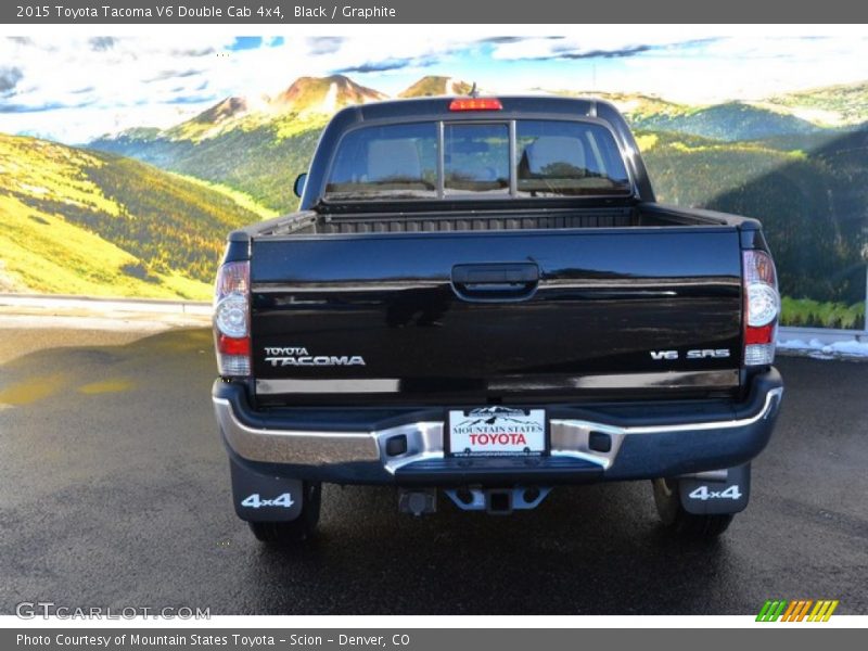 Black / Graphite 2015 Toyota Tacoma V6 Double Cab 4x4